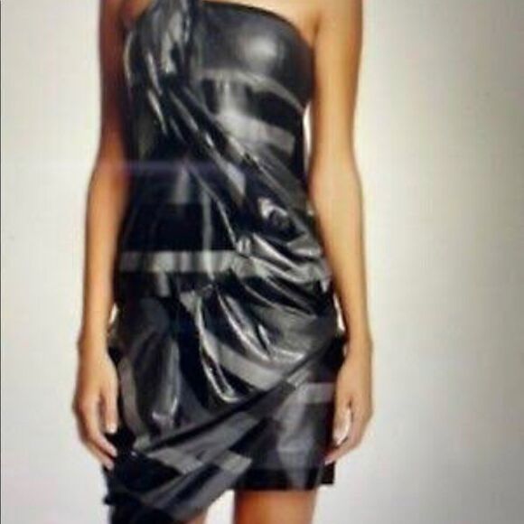 L.A.M.B.Printed One Shoulder Pinched Dress - Picture 1 of 4